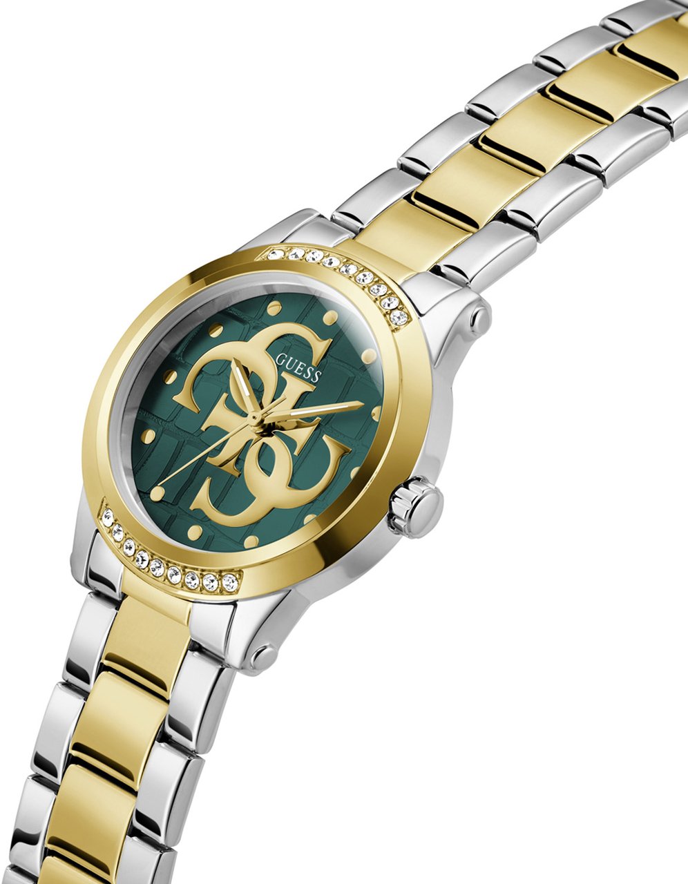 Guess - Horloge - Zilver Groen