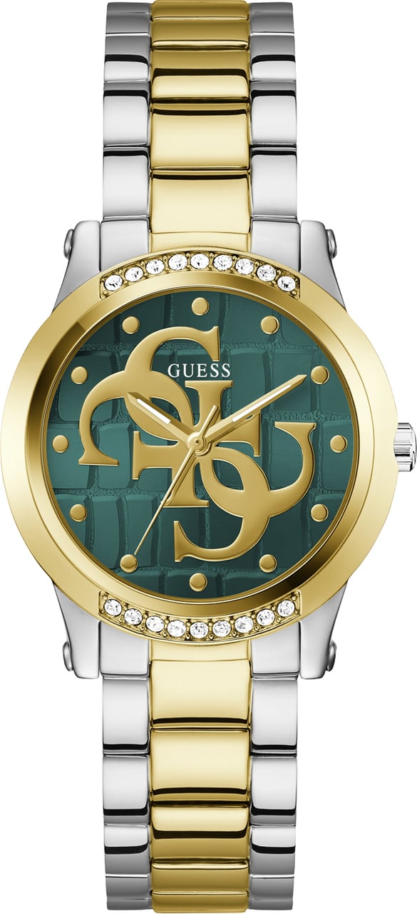 Guess - Horloge - Zilver Groen
