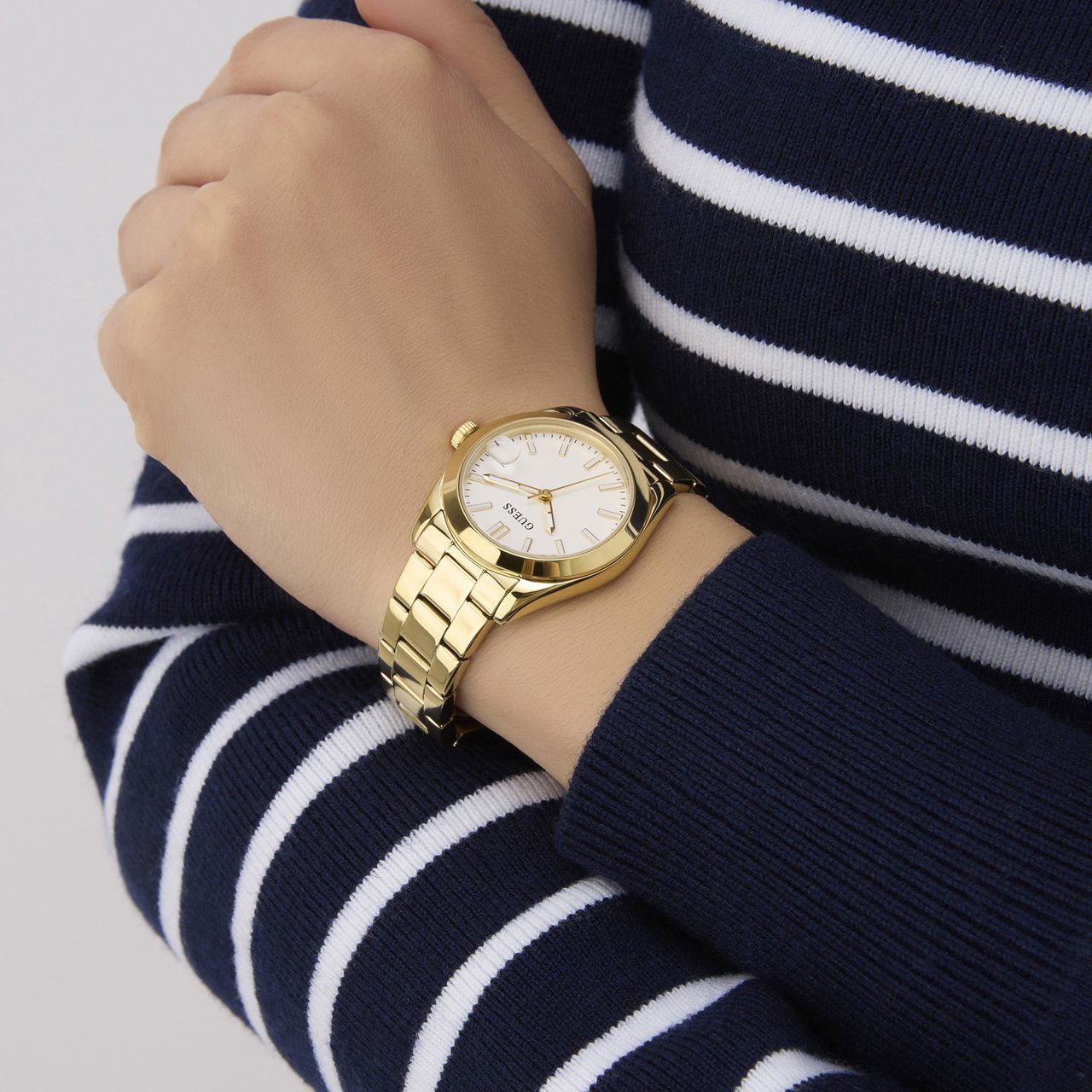 Guess - Horloge - Wit Goud