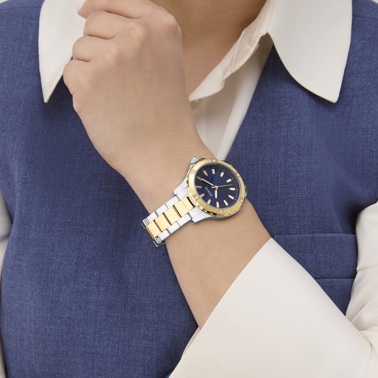 Guess - Horloge - Blauw Divers