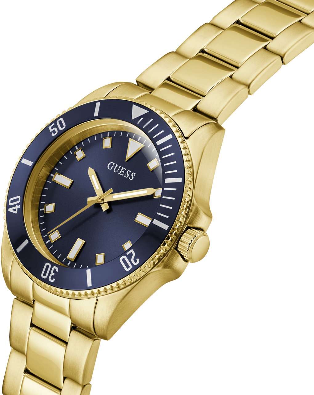 Guess - Horloge - Blauw Goud