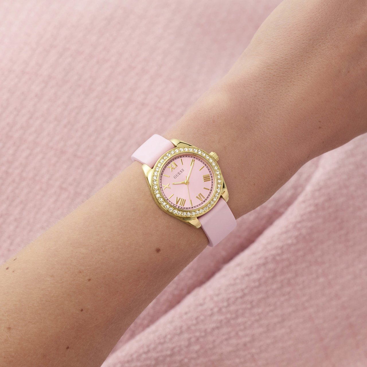 Guess - Horloge - Goud Roze