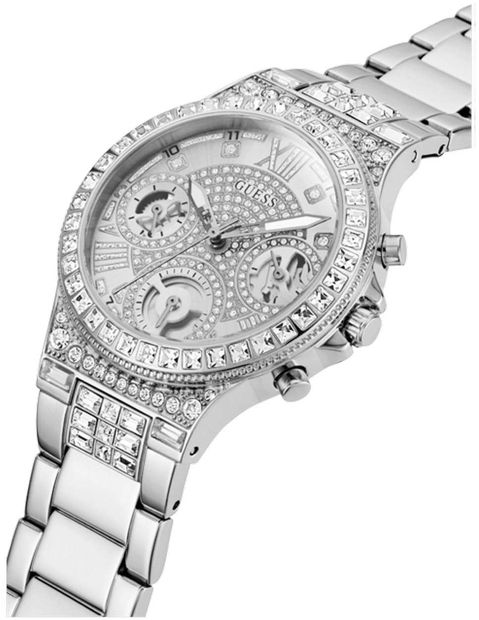 Guess Moonlight Horloge Zilver