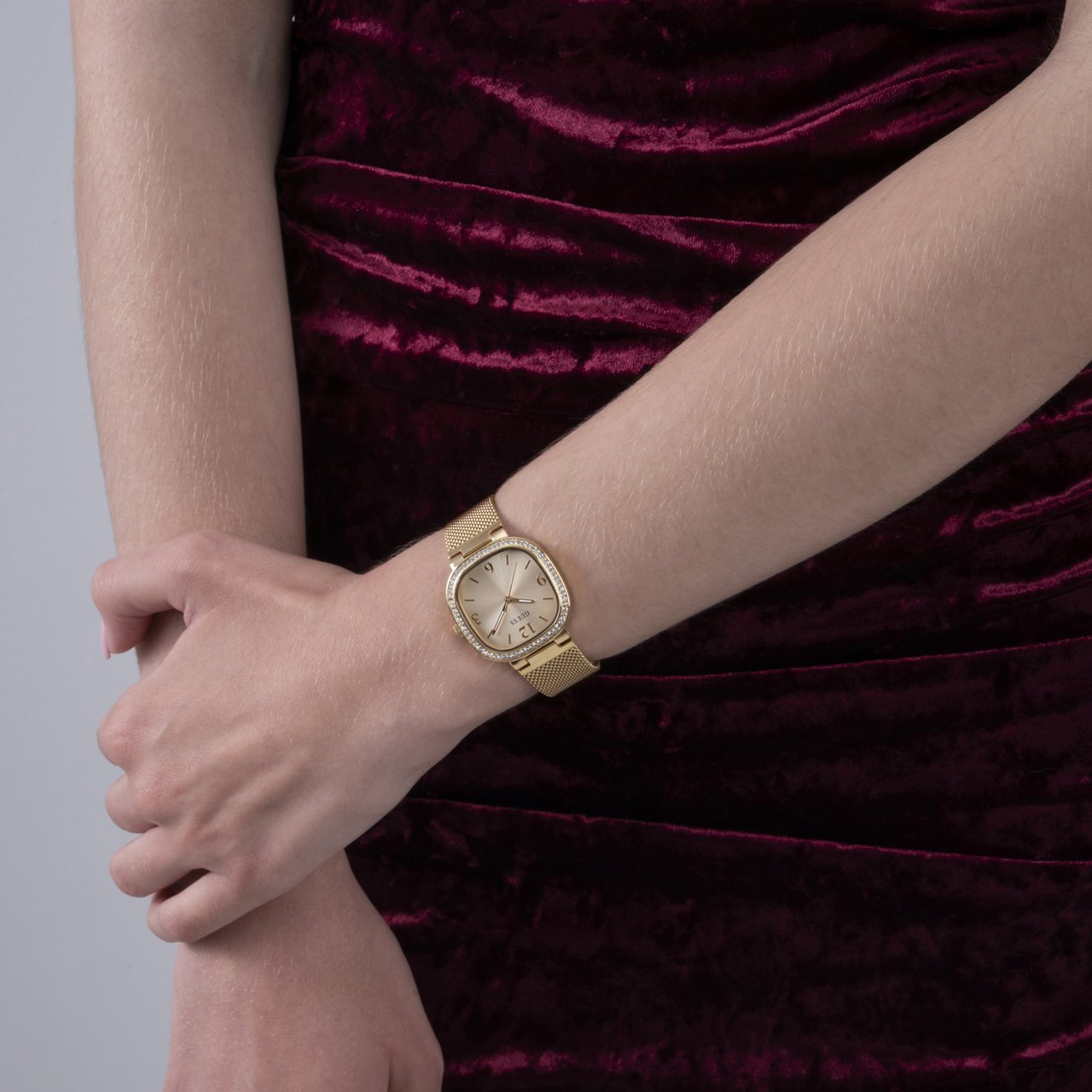 Guess Tapestry Horloge Goud