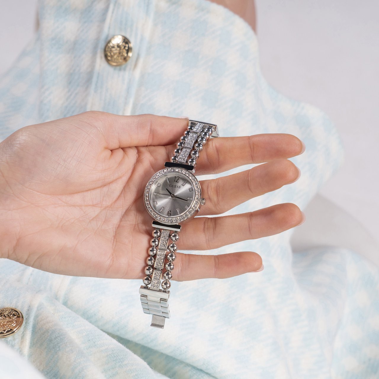 Guess Gala Horloge Zilver