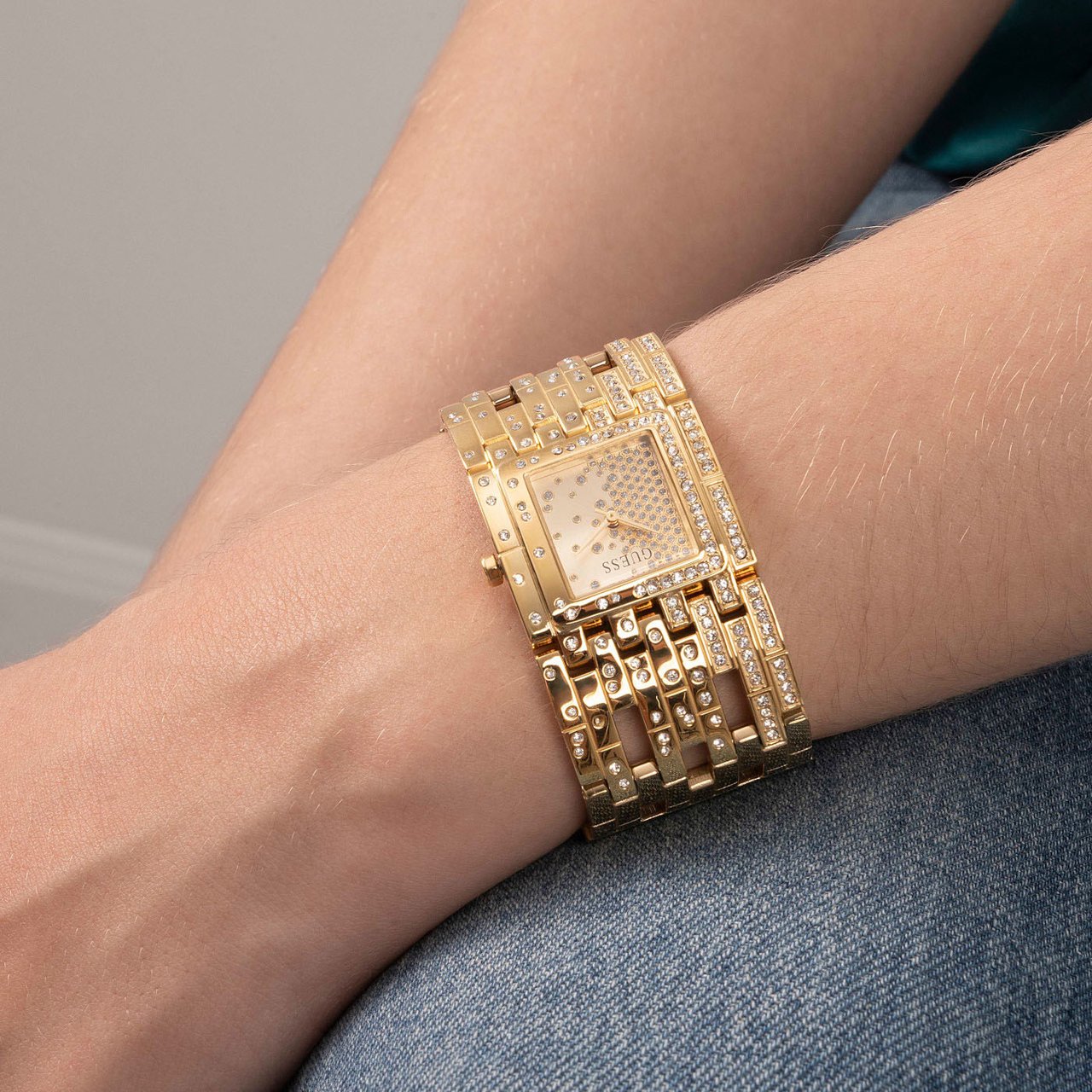 Guess Waterfall Horloge Goud