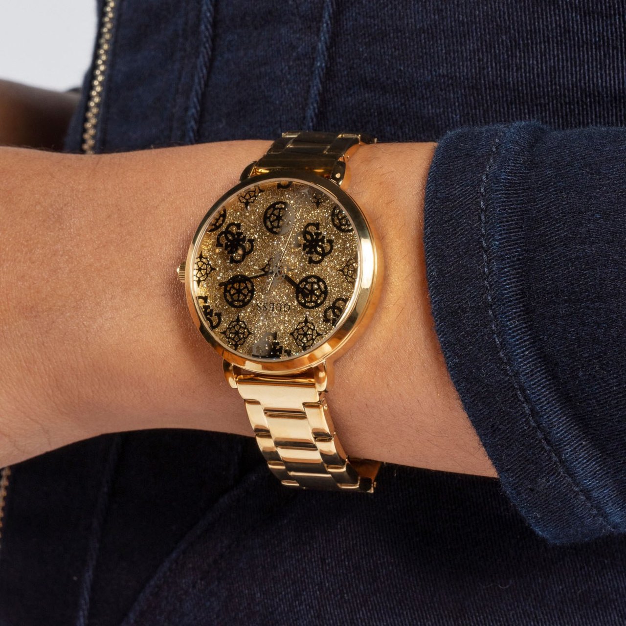 Guess Sugarplum Horloge Goud