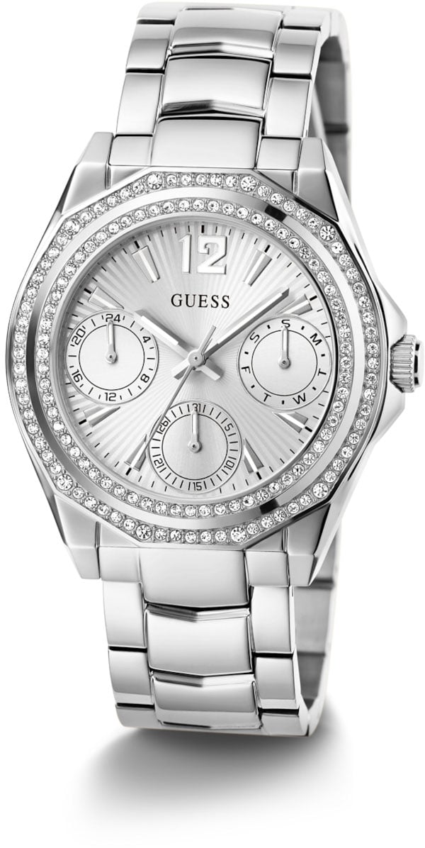 Guess Bryant Horloge Zilver