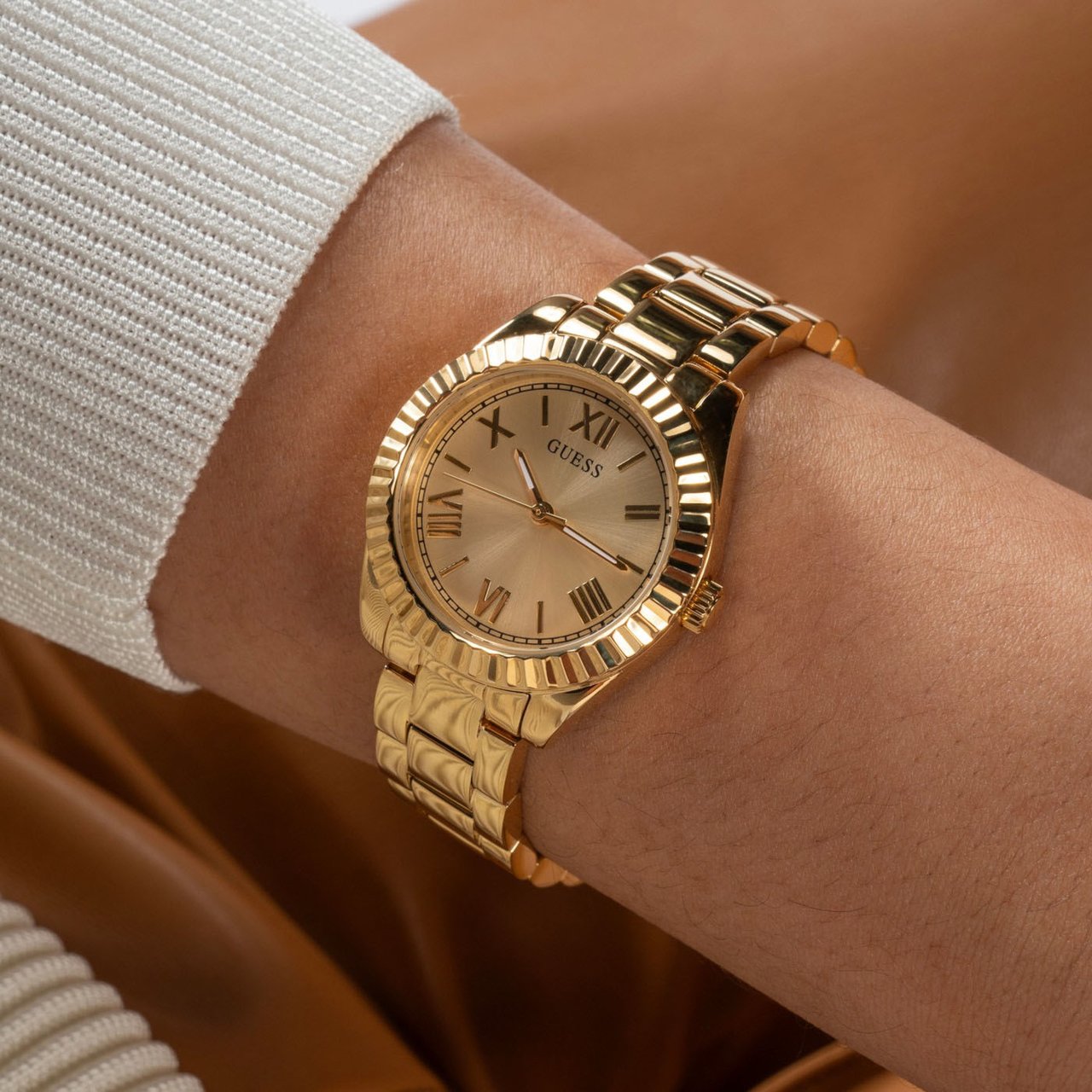 Guess Mini Luna Horloge Goud