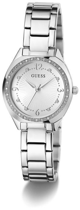 Guess Guess Horloge GW0767L1 Staal Quartz met Zirkonia Divers