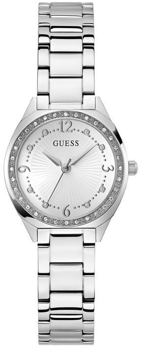 Guess Guess Horloge GW0767L1 Staal Quartz met Zirkonia Divers