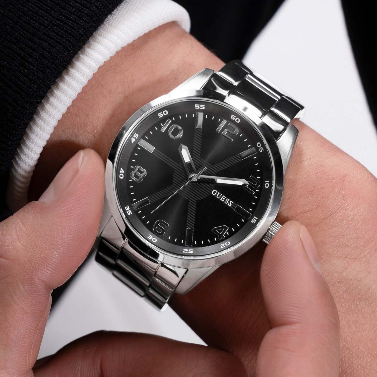 Guess Monte Horloge Zilver