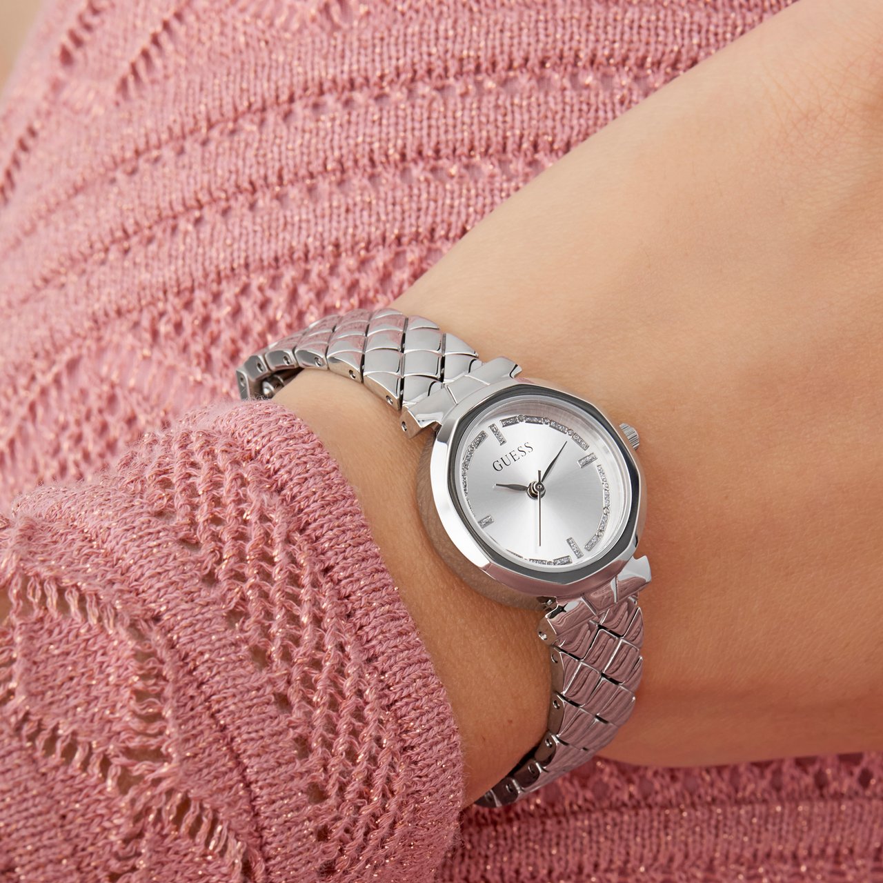 Guess Mini Rumour Horloge Zilver