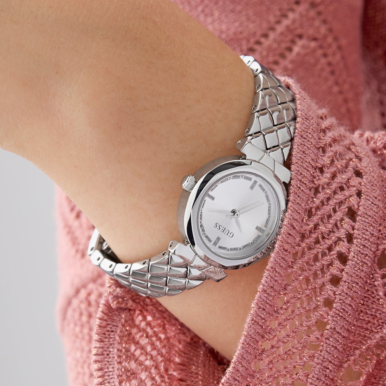 Guess Mini Rumour Horloge Zilver