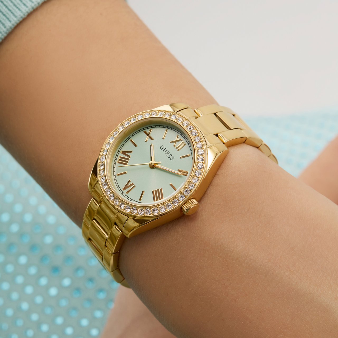 Guess Mini Luna Horloge Goud