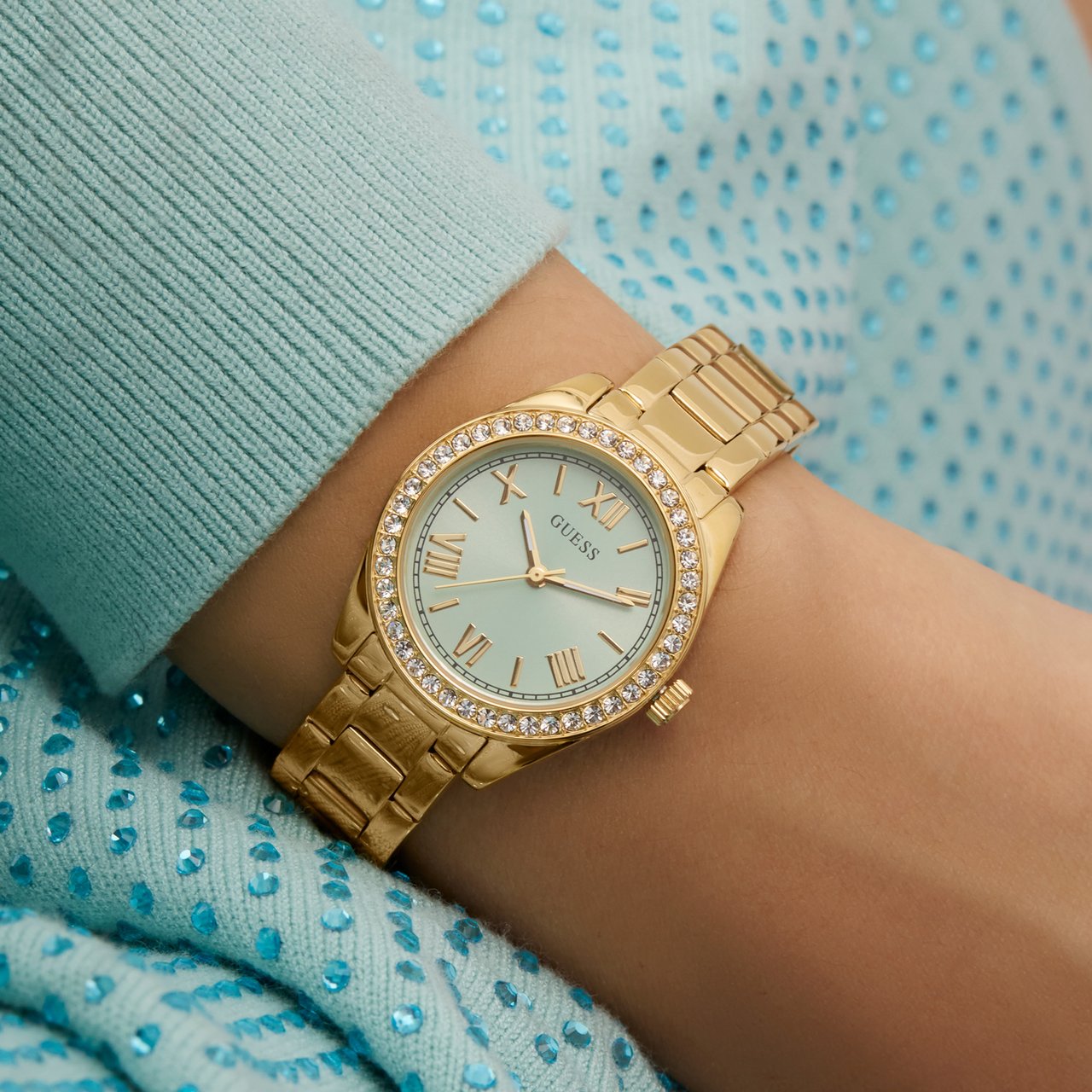 Guess Mini Luna Horloge Goud