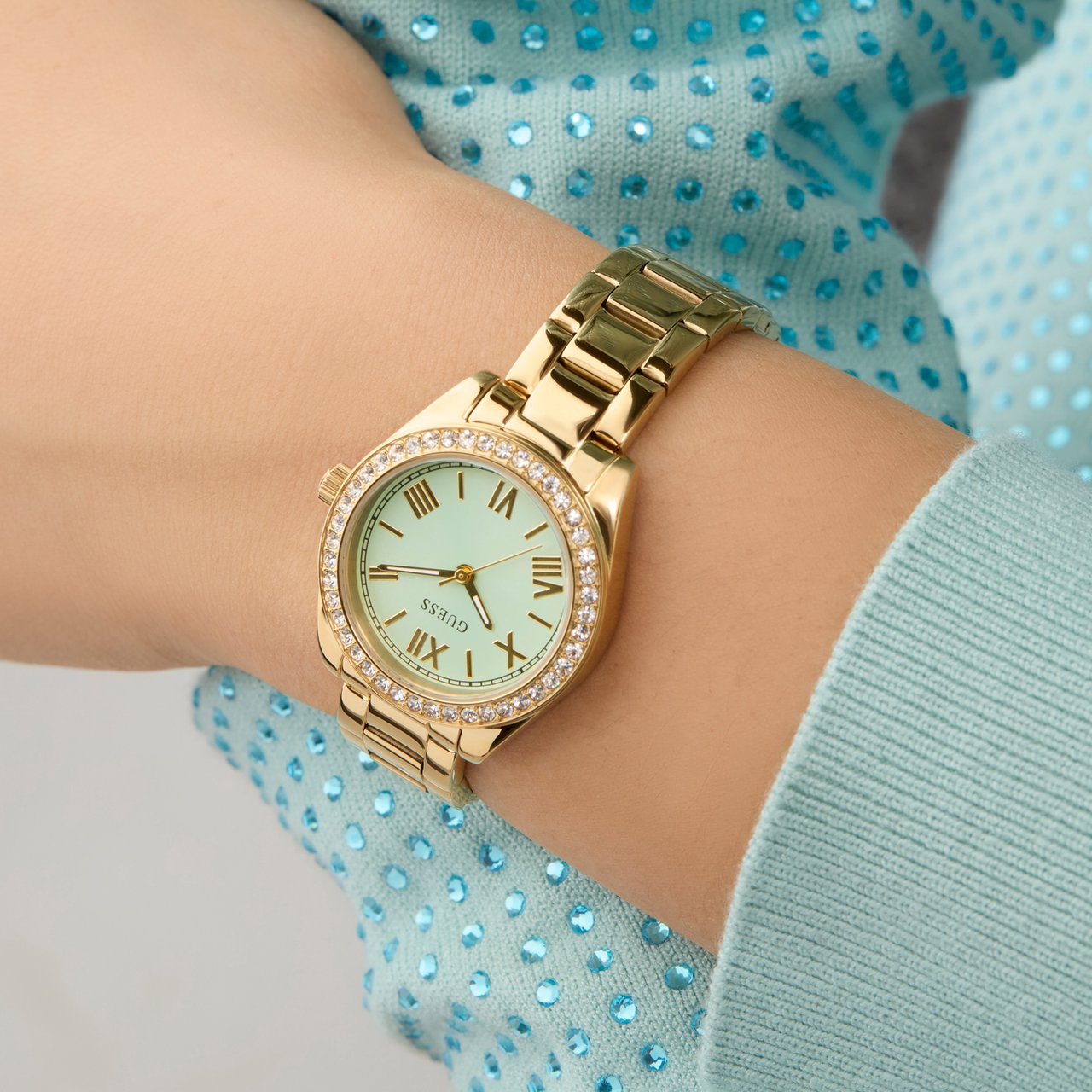 Guess Mini Luna Horloge Goud