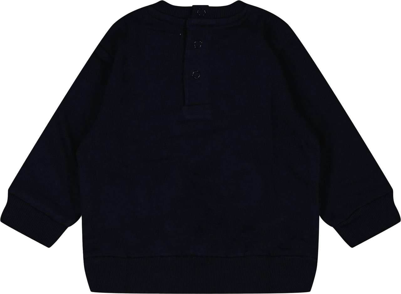 Guess Guess Baby Jongens Trui In Navy Blauw