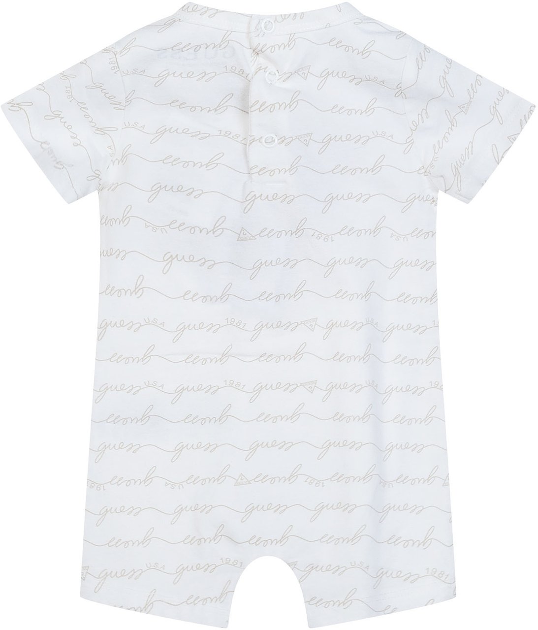 Guess Tutina Corta in Jersey con Stampa All Over Wit