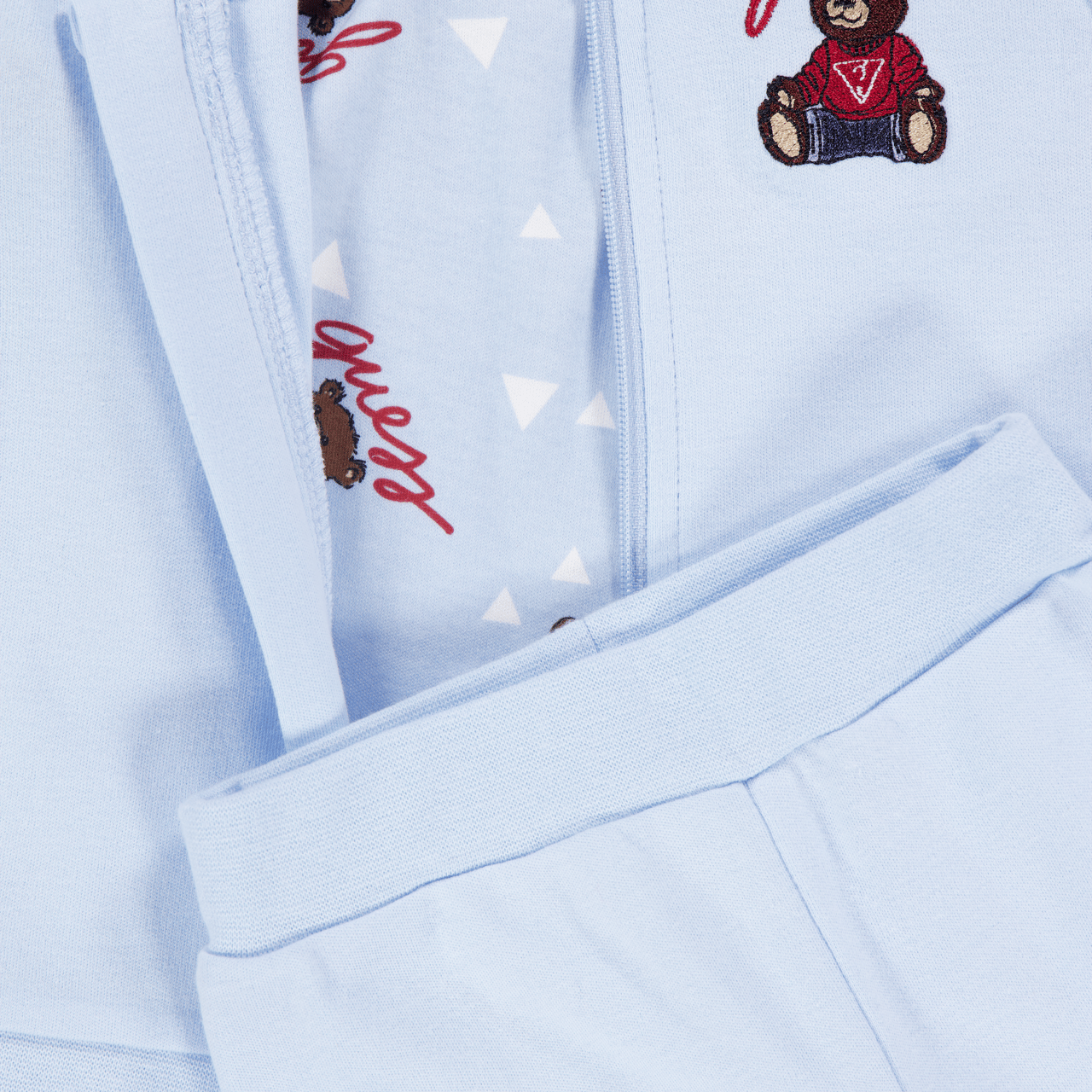 Guess Guess Baby Jongens Joggingpak In Licht Blauw Blauw