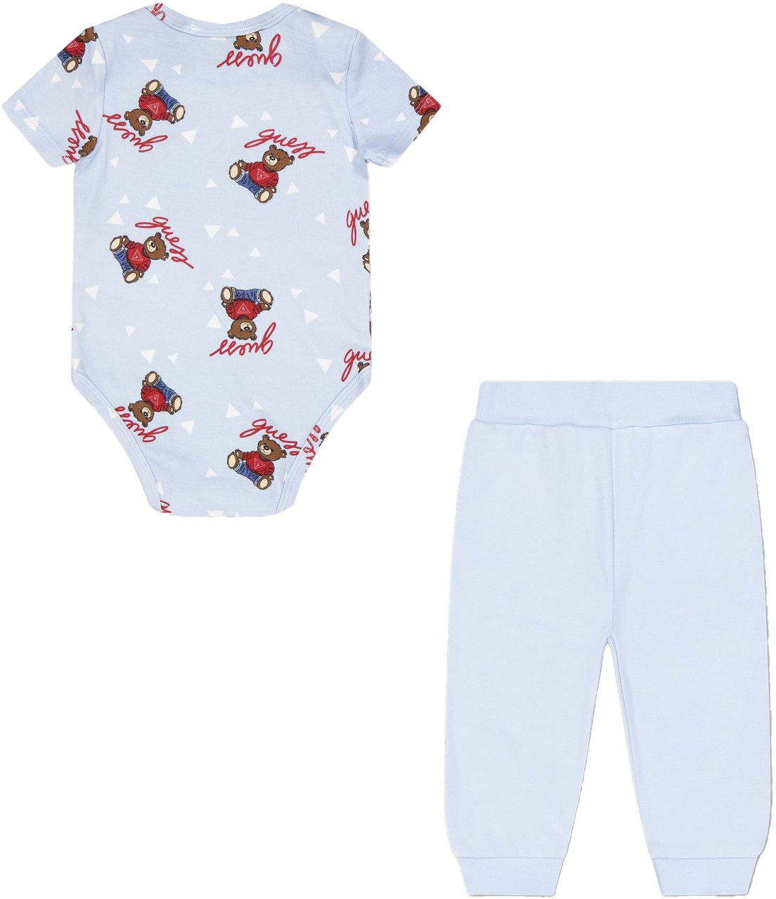 Guess Guess Baby Jongens Joggingpak In Licht Blauw Blauw