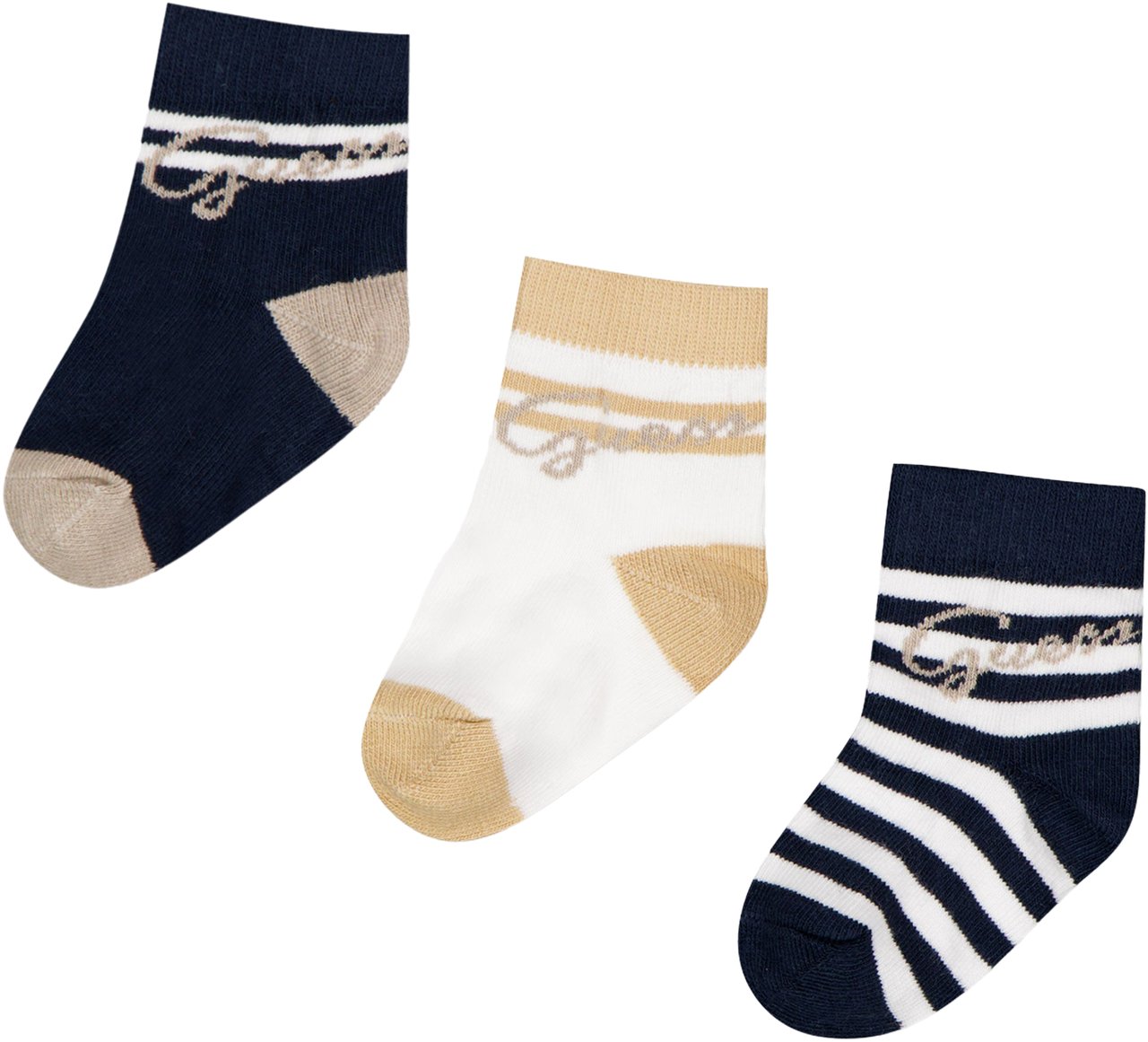 Guess Guess Baby Jongens Sokjes In Navy Blauw