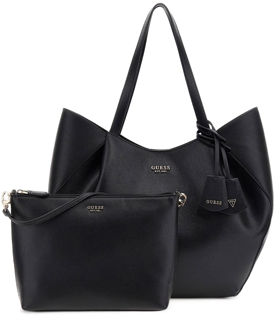 Guess Amorette 2 In 1 Tote Bag Zwart
