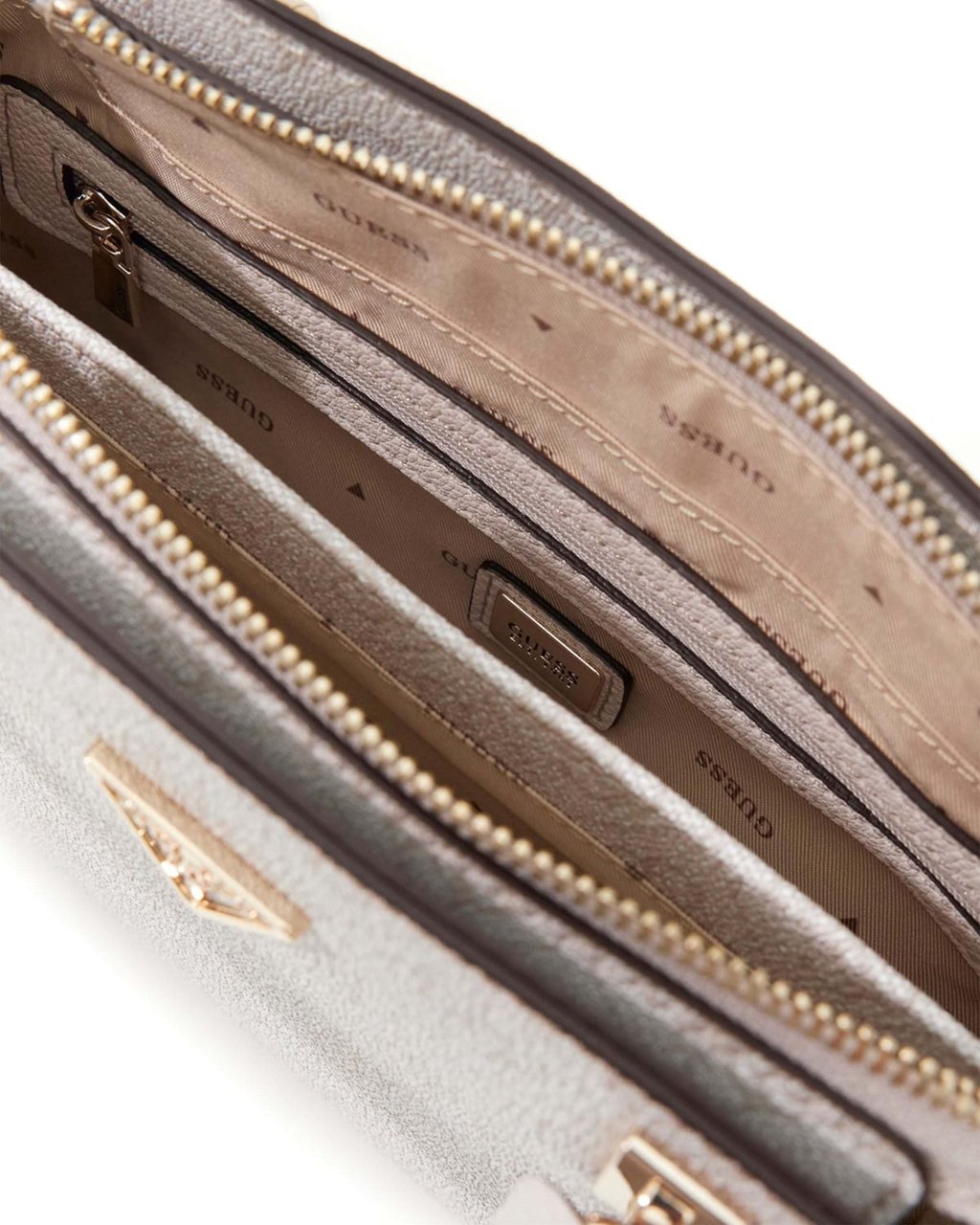 Guess Noelle Small Handtas Beige