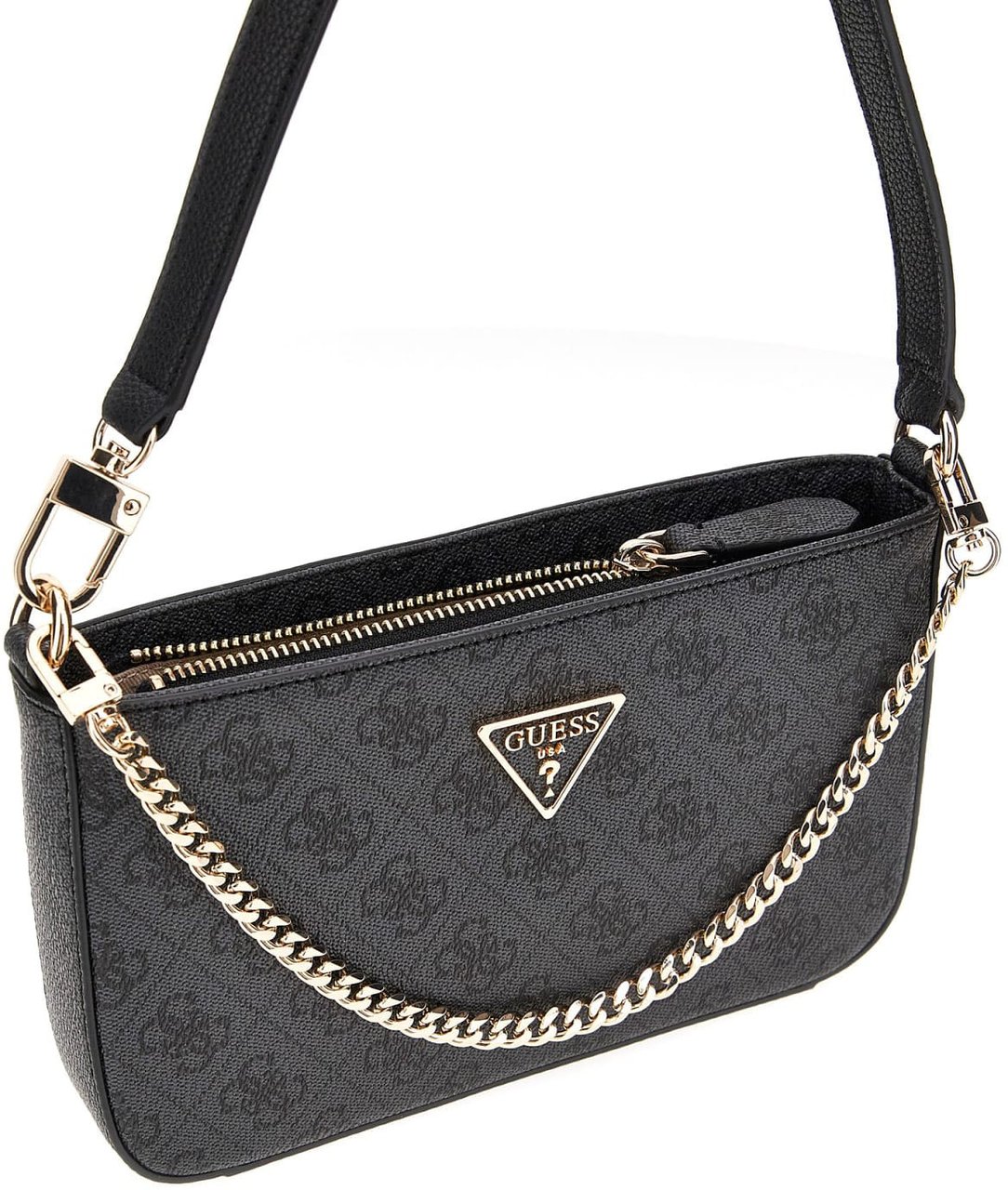 Guess Noelle Ii Mini Tp Zp Schoudertas Zwart