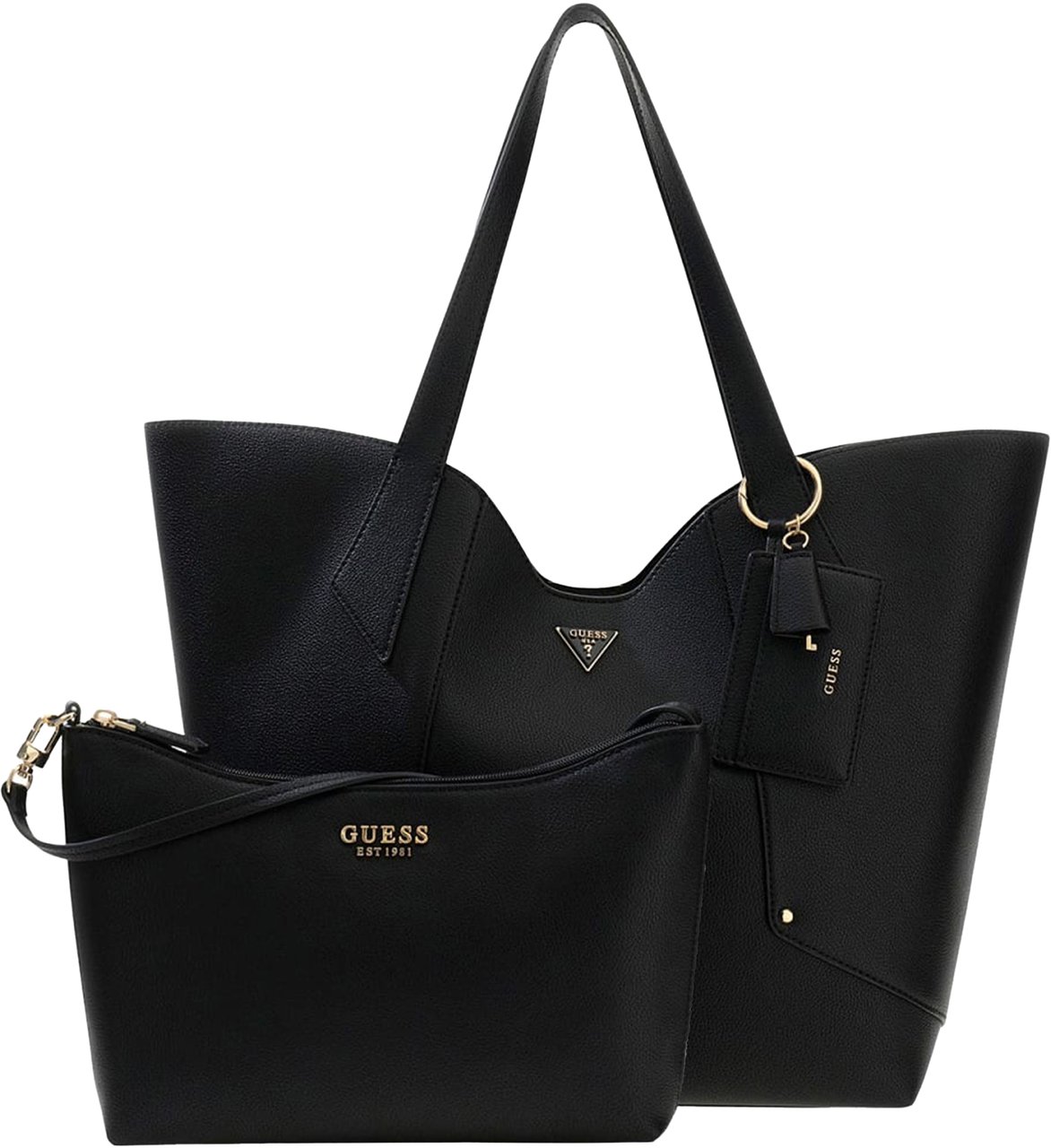 Guess Darcy Large 2 In 1 Tote Tas Zwart