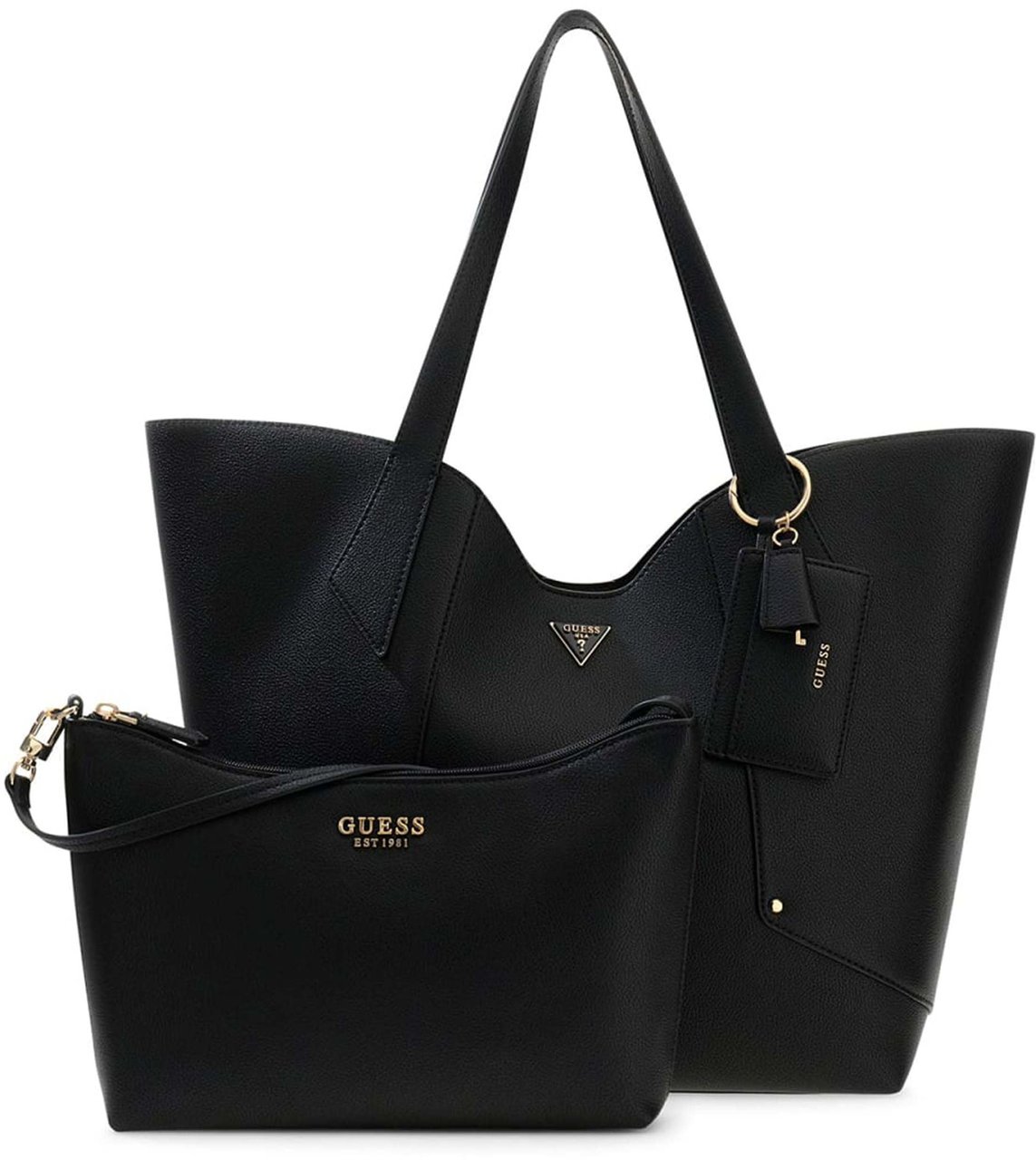 Guess Darcy Large 2 In 1 Tote Tas Zwart