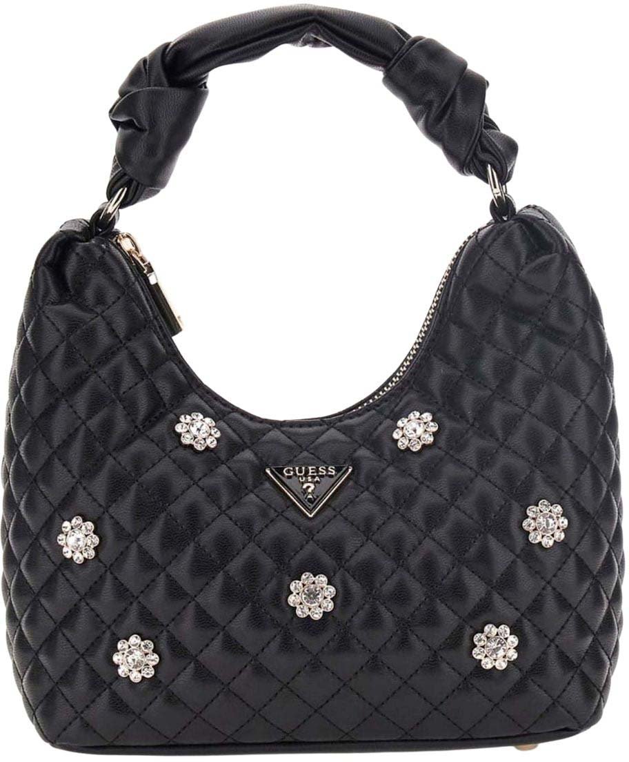 Guess Everlee Small Hobo Tas Zwart
