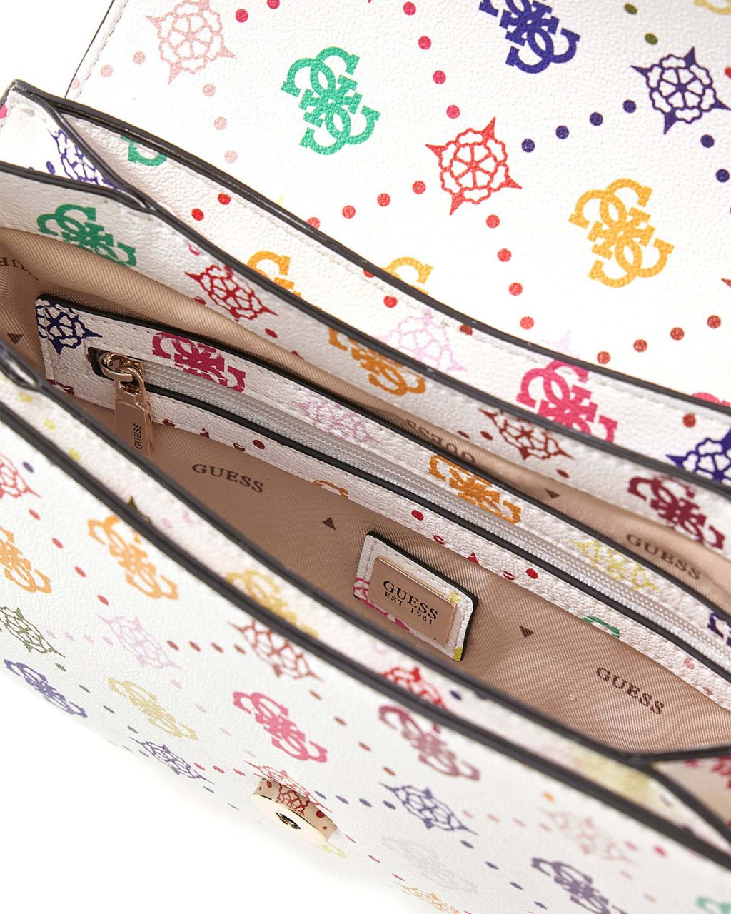 Guess Emelie Logo Flap Schoudertas Divers