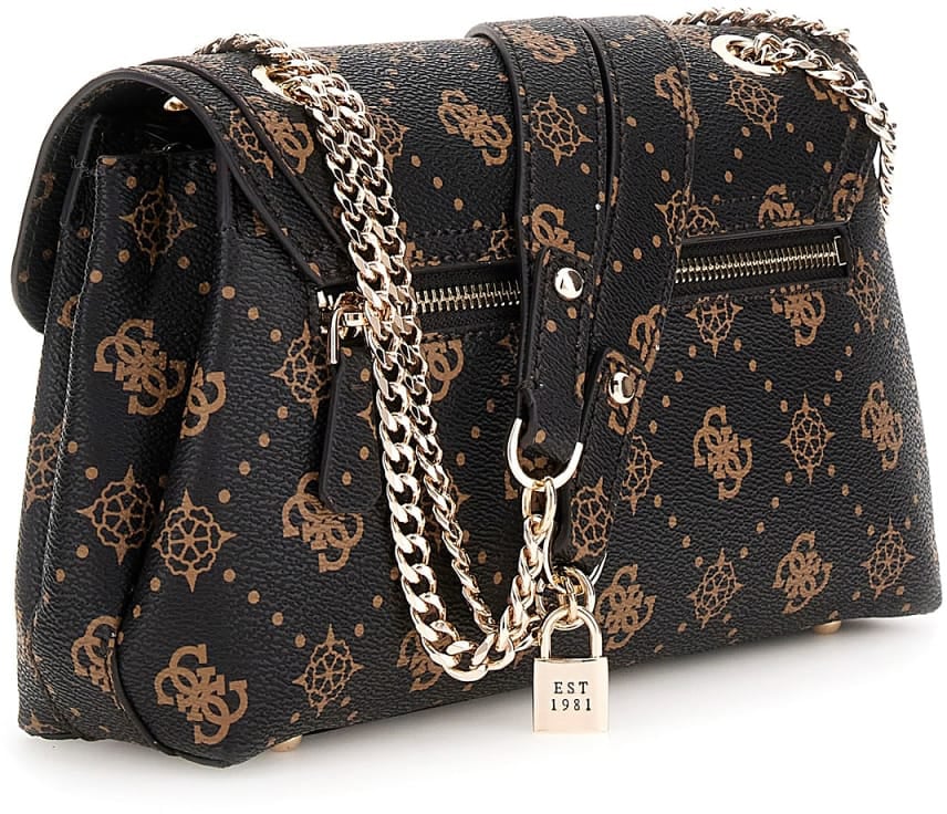Guess Silia Xbody Flap Tas Wit