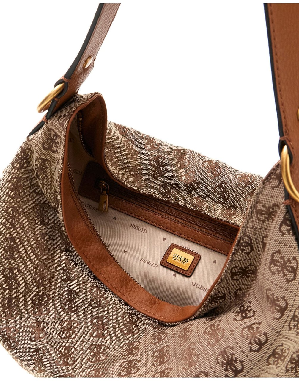 Guess Camden Schoudertas Wit
