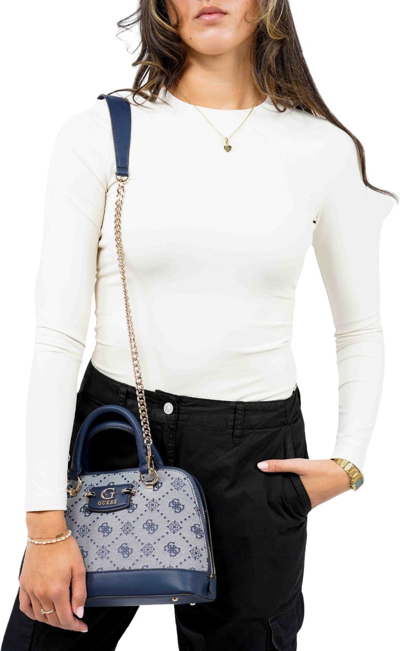 Guess Neda Dome Tas Blauw