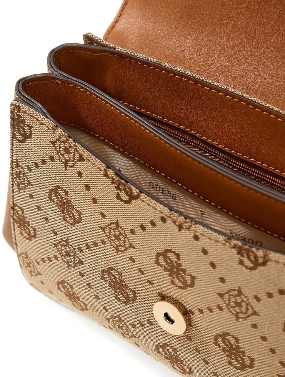 Guess Melinda Logo Top Handtas Wit