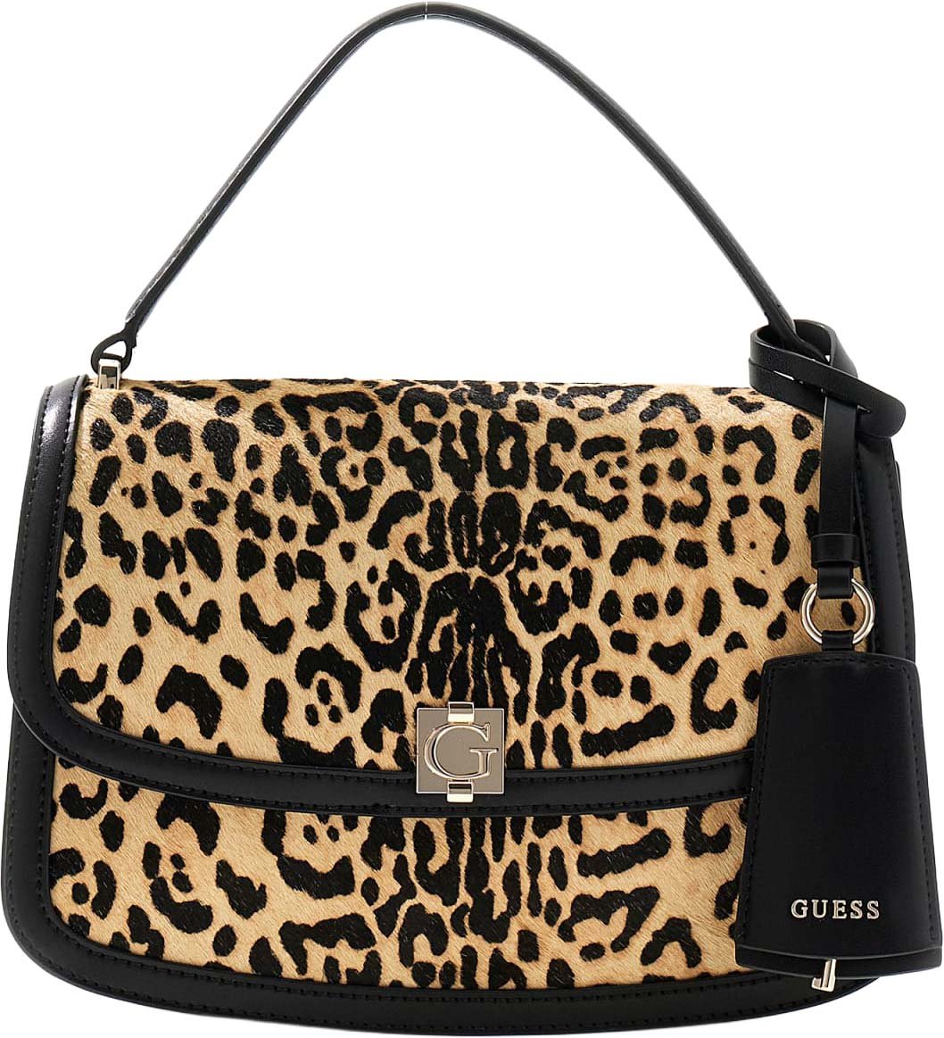 Guess Audrey Convertible Crossbody Flap Bruin