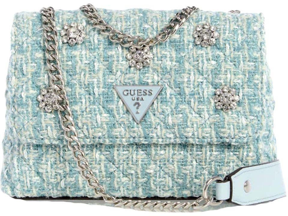 Guess Everlee Mini Tas Blauw