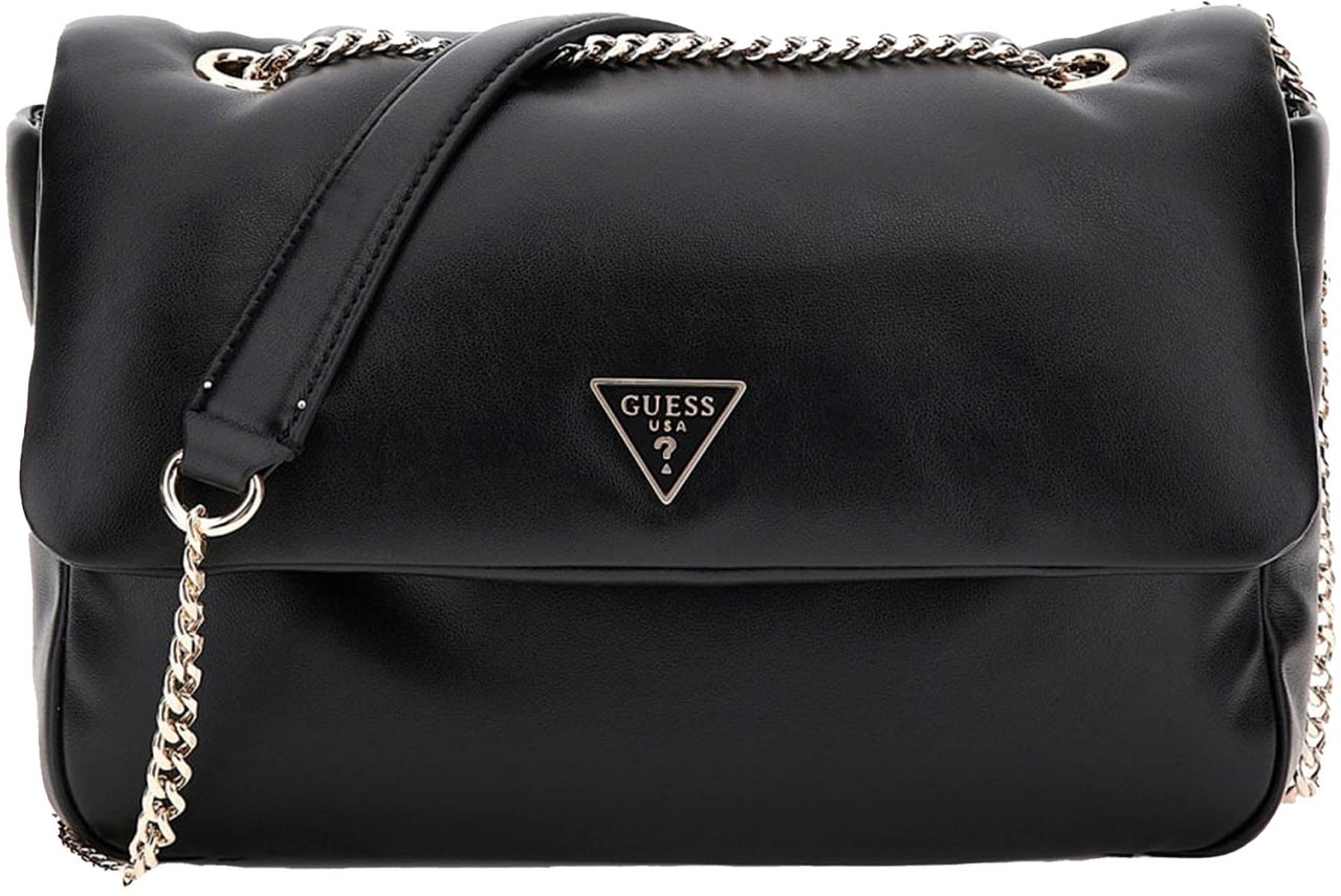 Guess Sunetra Xbody Flap Tas Zwart