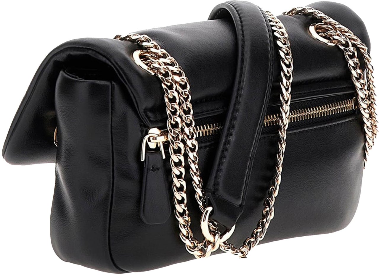 Guess Sunetra Mini Xbody Flap Tas Zwart