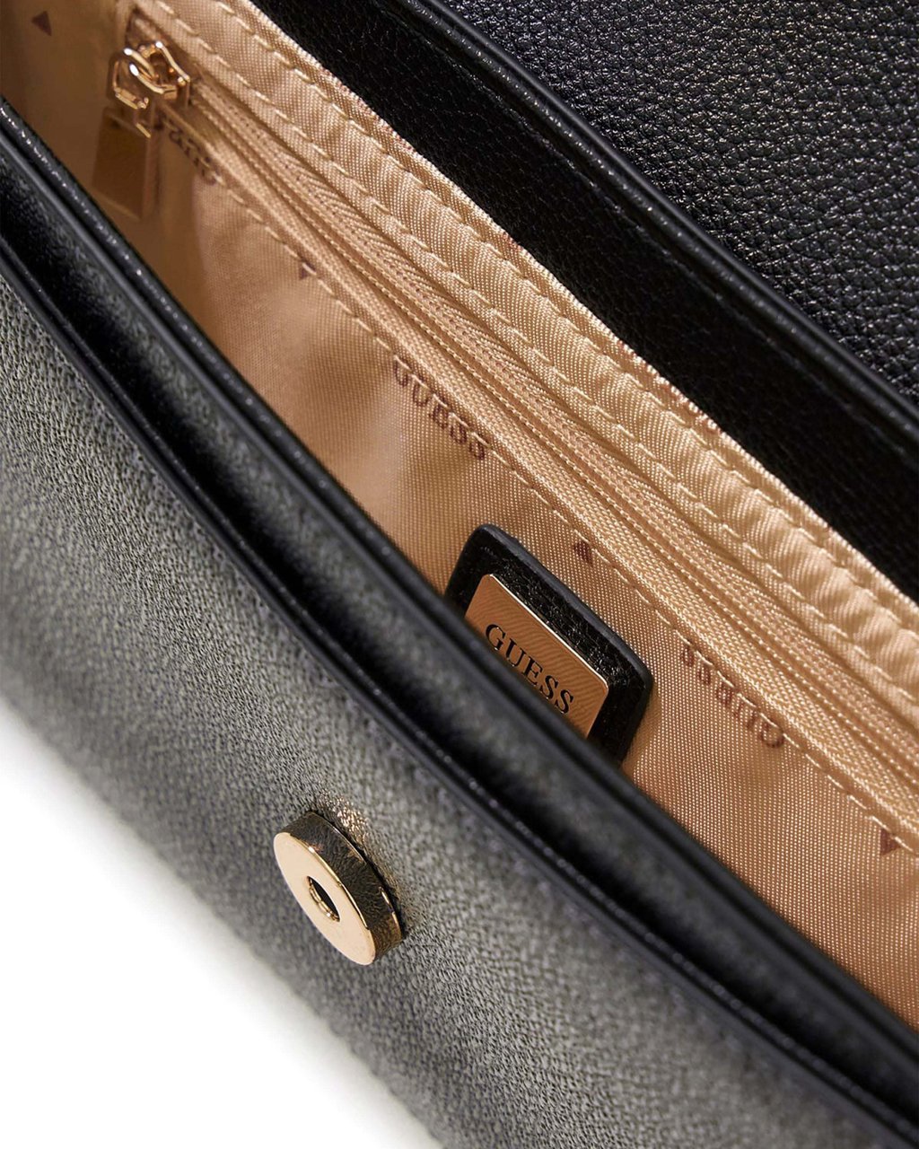 Guess Sadie Flap Schoudertas Grijs