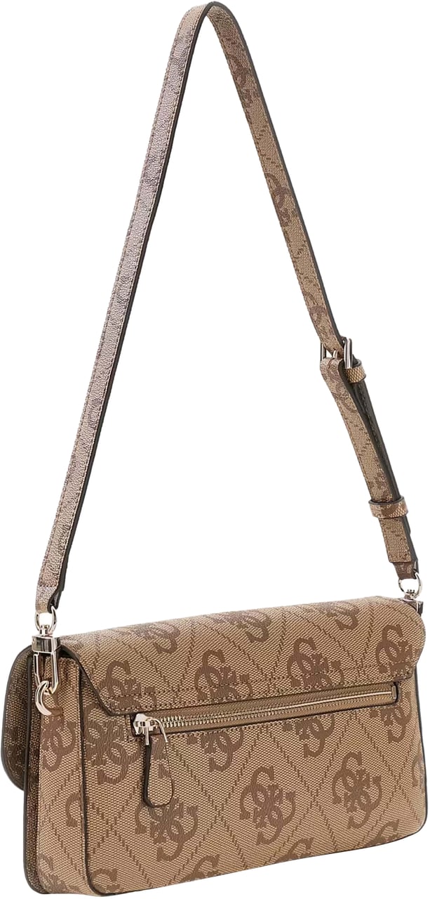 Guess Sadie Flap Schoudertas Wit