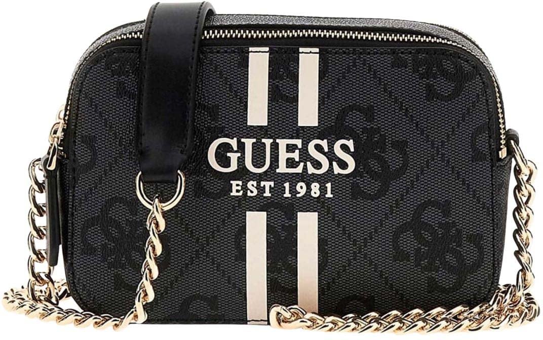 Guess Noelle Camera Tas Zwart