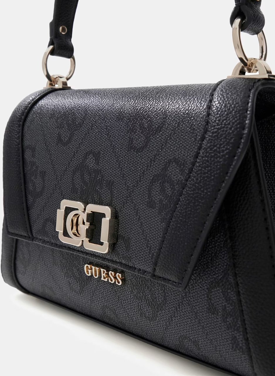 Guess Karnilla Logo Flap Schoudertas Grijs