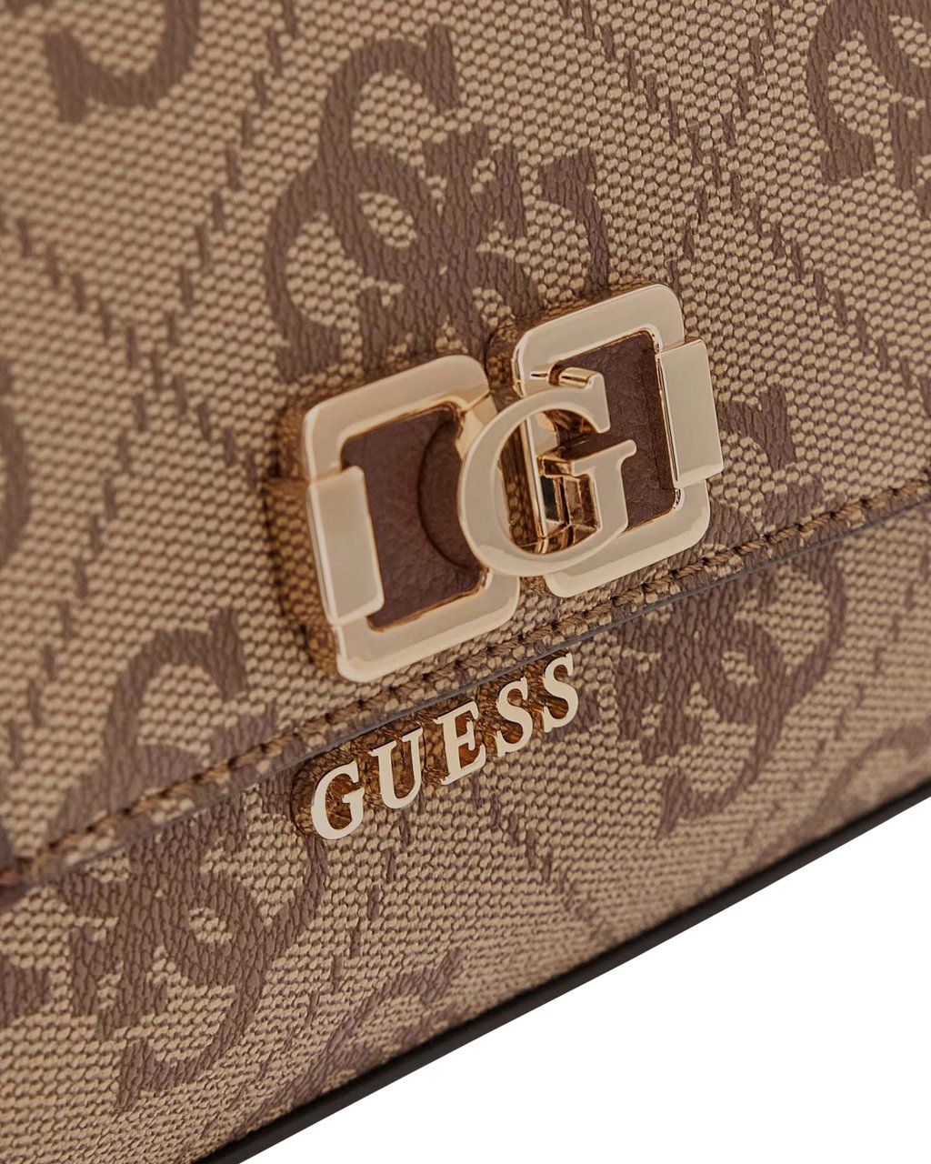 Guess Karnilla Logo Flap Schoudertas Wit