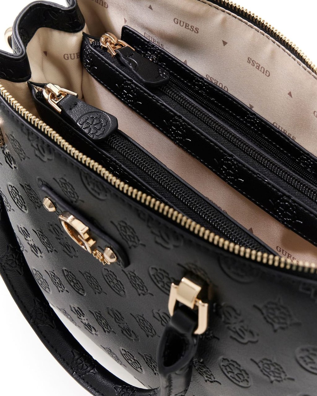 Guess Dita Multi Comp Schoudertas Zwart