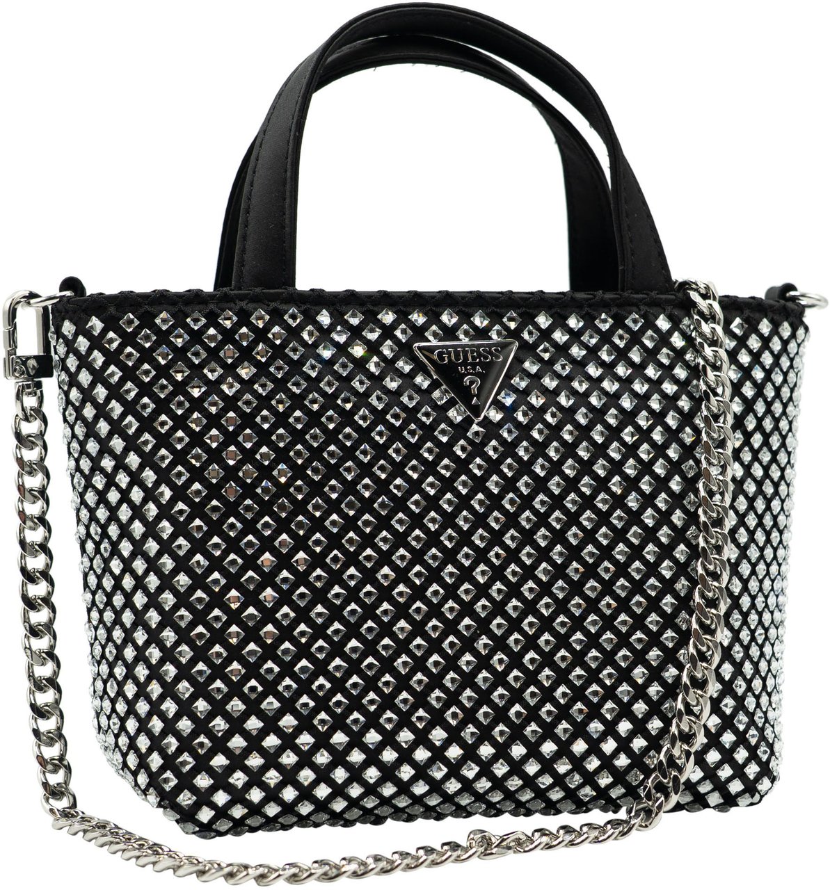 Guess Tasmin Mini Tote Tas Zwart