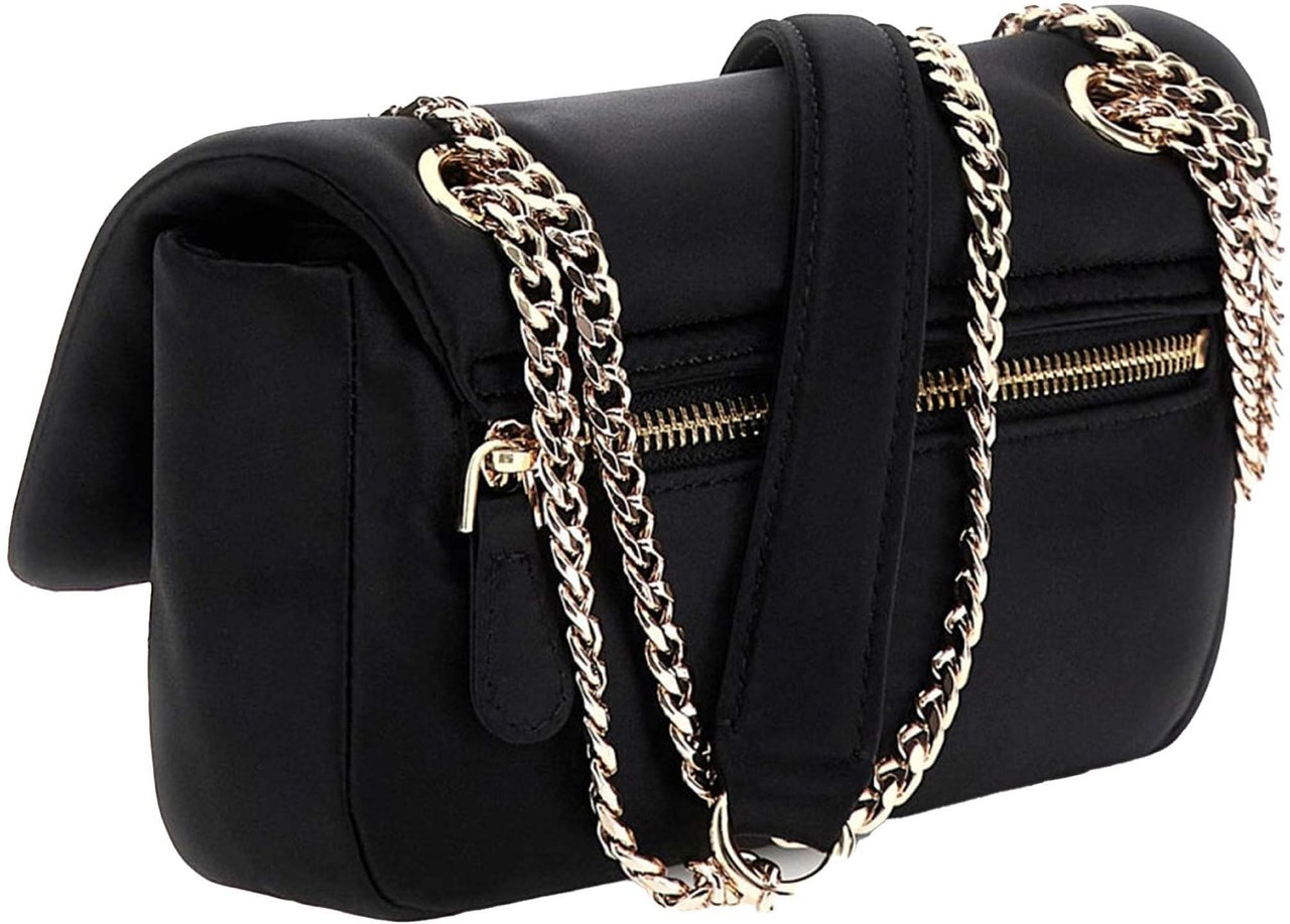 Guess Sunetra Mini Xbody Flap Tas Zwart