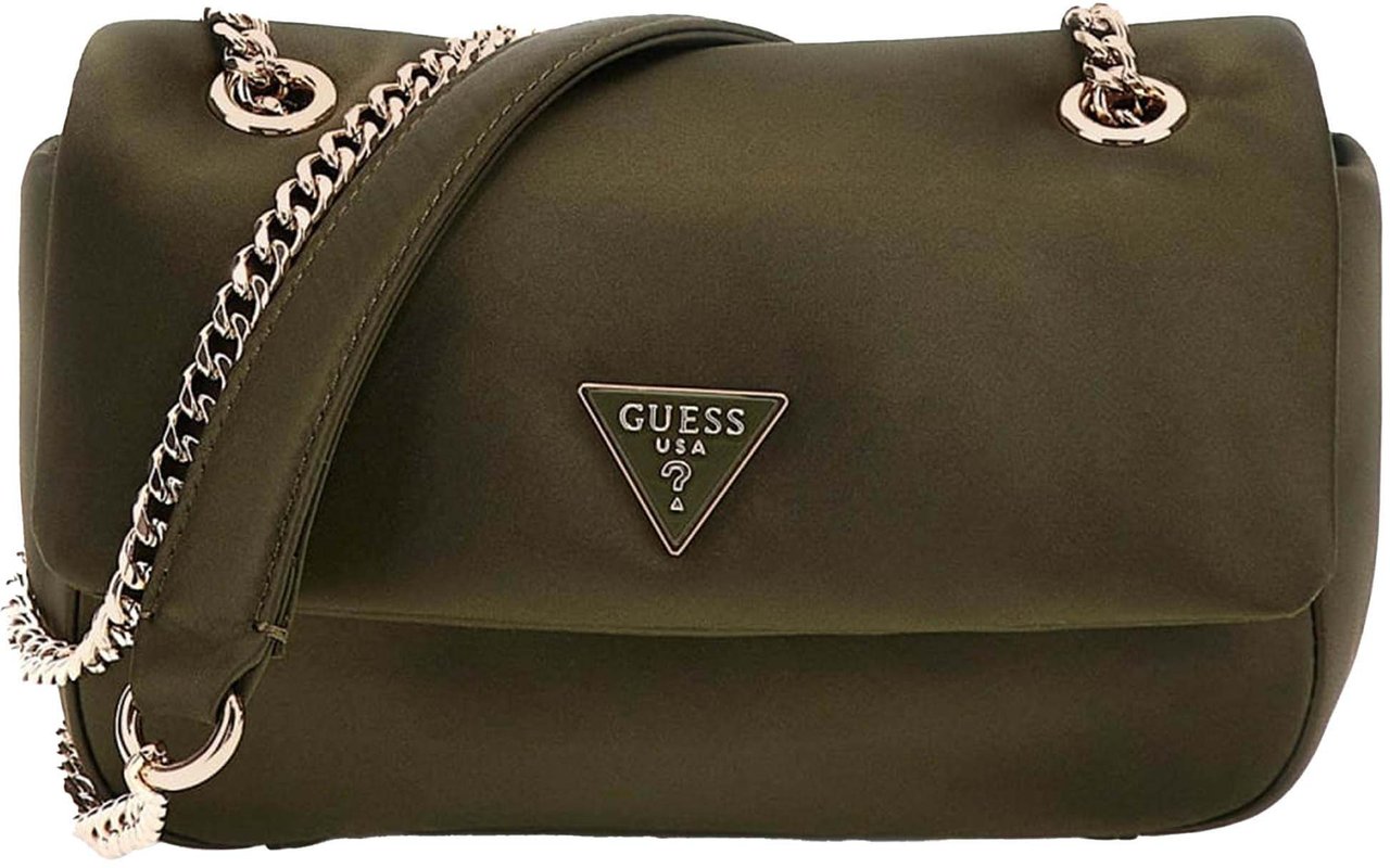 Guess Sunetra Mini Xbody Flap Tas Groen